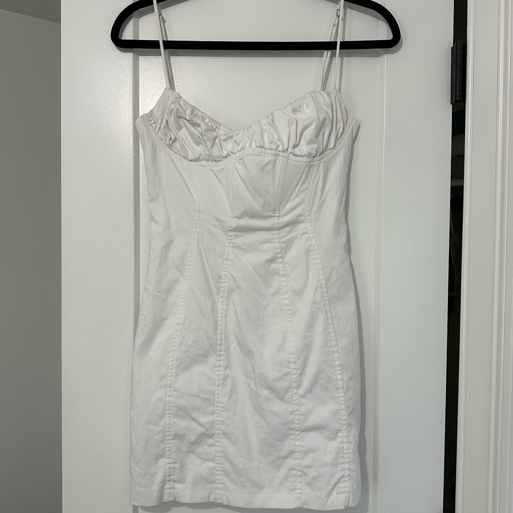 Zara White Corset Dress